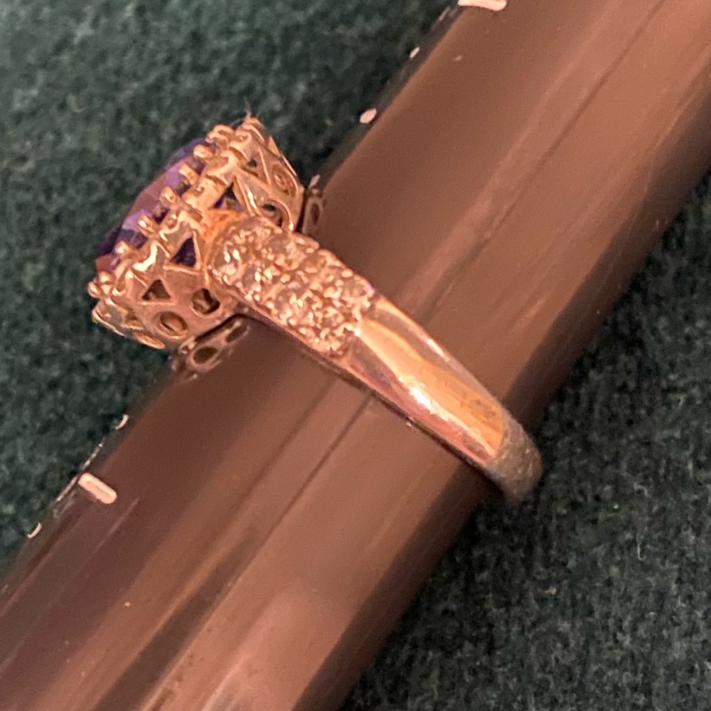 QVC Diamonique Sterling Silver Ring - Picture 9 of 16